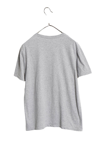 ポロベア ポロ ラルフローレン プリント 半袖 Tシャツ メンズ レディース M 小さめ キャラクター コットン カットソー シングルステッチ 灰