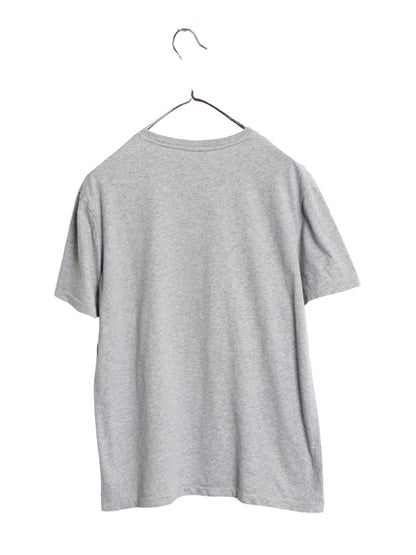 ポロベア ポロ ラルフローレン プリント 半袖 Tシャツ メンズ レディース M 小さめ キャラクター コットン カットソー シングルステッチ 灰