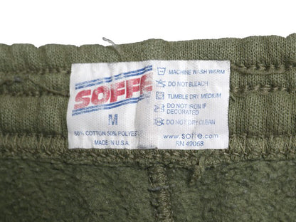 90s USA製 米軍実物 USMC プリント スウェット トレーニング パンツ メンズ M / オールド マリンコープ ミリタリー 軍物 トレーナー 裏起毛