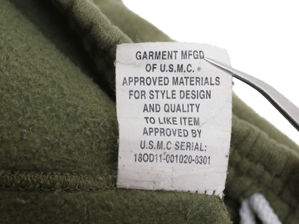 90s USA製 米軍実物 USMC プリント スウェット トレーニング パンツ メンズ M / オールド マリンコープ ミリタリー 軍物 トレーナー 裏起毛