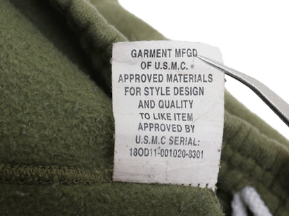 90s USA製 米軍実物 USMC プリント スウェット トレーニング パンツ メンズ M / オールド マリンコープ ミリタリー 軍物 トレーナー 裏起毛