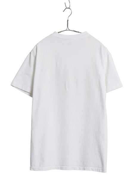 90s USA製 ★ maxell イラスト プリント Tシャツ メンズ L / 古着 オールド 企業物 当時物 シングルステッチ グラフィック ロゴ 白 anvil