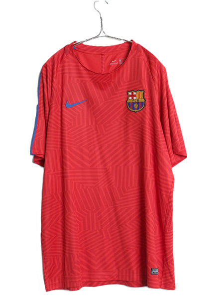 ナイキ バルセロナ サッカー プラクティス シャツ メンズ XL / 正規品 ラリーガ 16 17 プレマッチ ユニフォーム オフィシャル トレーニング
