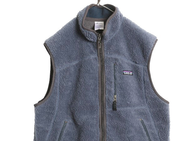 パタゴニア クラシック レトロX フリース ベスト メンズ M 07年製 フルジップ アウトドア パイル 重ね着 前開き ハイネック ボア シンプル