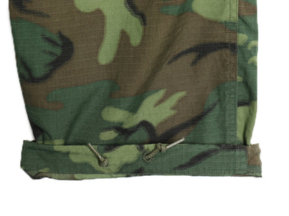 60s ★ 米軍実物 US ARMY ジャングルファティーグ カーゴ パンツ MEDIUM LONG / ヴィンテージ 69年製 ミリタリー ERDL グリーンリーフ カモ