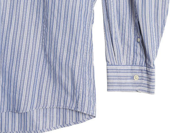 90s ジェイクルー ストライプ 長袖 ボタンダウン シャツ メンズ L / オールド BD コットン 長袖シャツ ワイシャツ カジュアル ポケット付き