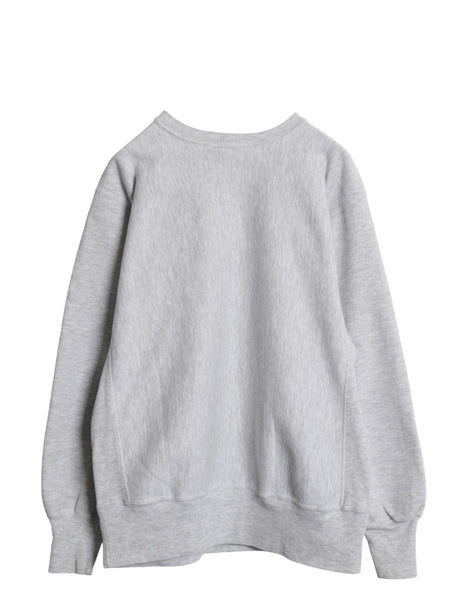 90s USA製 ★ チャンピオン リバースウィーブ カレッジ 刺繍 スウェット メンズ L / オールド トレーナー 裏起毛 トリコタグ 霜降り グレー