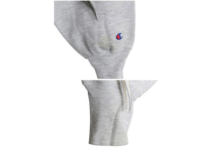 90s USA製 ★ チャンピオン リバースウィーブ カレッジ 刺繍 スウェット メンズ L / オールド トレーナー 裏起毛 トリコタグ 霜降り グレー