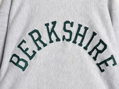 90s USA製 ★ チャンピオン リバースウィーブ カレッジ 刺繍 スウェット メンズ L / オールド トレーナー 裏起毛 トリコタグ 霜降り グレー