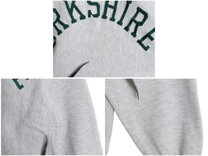 90s USA製 ★ チャンピオン リバースウィーブ カレッジ 刺繍 スウェット メンズ L / オールド トレーナー 裏起毛 トリコタグ 霜降り グレー