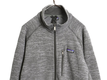 パタゴニア ベターセーター ジャケット メンズ L / 15年製 フリース セーター フルジップ ブルゾン ハイネック アウトドア ワンポイント 灰