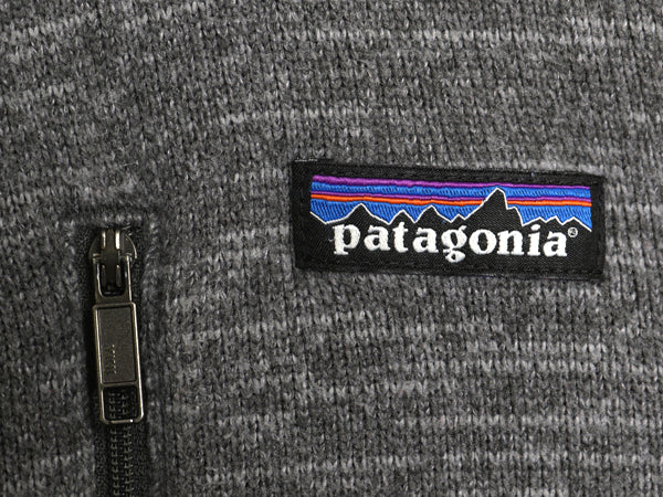 パタゴニア ベターセーター ジャケット メンズ L / 15年製 フリース セーター フルジップ ブルゾン ハイネック アウトドア ワンポイント 灰
