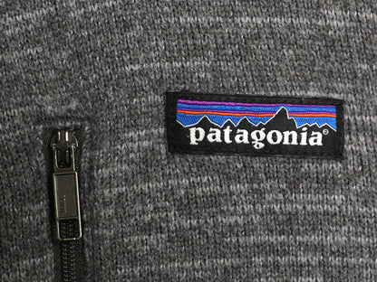 パタゴニア ベターセーター ジャケット メンズ L / 15年製 フリース セーター フルジップ ブルゾン ハイネック アウトドア ワンポイント 灰