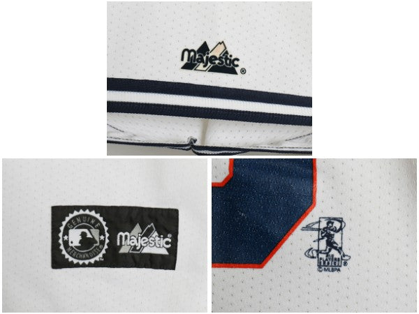 USA製 タイガース ベースボール シャツ メンズ XL / MLB オフィシャル マジェスティック 大リーグ ユニフォーム 半袖シャツ メッシュ 野球