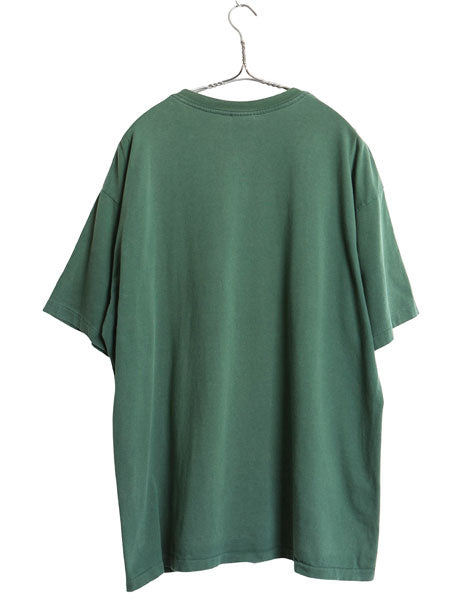 90s USA製 オールド ギャップ ポケット付き 無地 半袖 Tシャツ メンズ XL / シングルステッチ ポケT コットン カットソー 大きいサイズ 緑