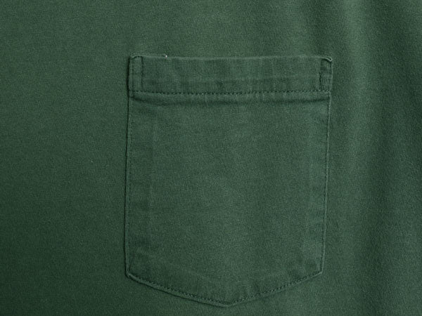 90s USA製 オールド ギャップ ポケット付き 無地 半袖 Tシャツ メンズ XL / シングルステッチ ポケT コットン カットソー 大きいサイズ 緑