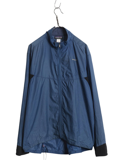パタゴニア ナイン トレイルズ ジャケット メンズ L 07年製 ナイロン フルジップ ブルゾン ウインドブレーカー ハイネック ストレッチ 軽量