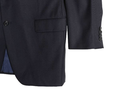 USA製 ヒッキーフリーマン ロロピアーナ テーラード ジャケット メンズ L 程/ 古着 スーツ ブレザー サマー ウール 紺ブレ 素材 きれいめ