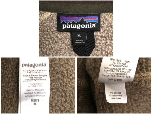 パタゴニア ベターセーター ジャケット メンズ XL / 15年製 フリース セーター フルジップ ブルゾン ハイネック アウトドア 大きいサイズ