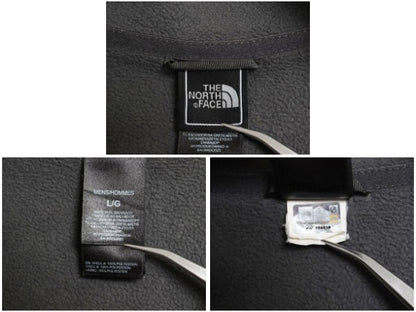 US企画 ノースフェイス  フルジップ フリース ジャケット メンズ L / 古着 FLASHDRY ジャンパー ブルゾン アウトドア ツートン ハイネック