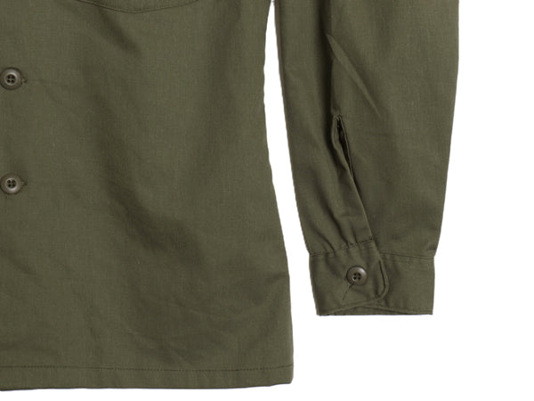 デッドストック 80s 米軍実物 US ARMY ユーティリティ シャツ M / 87年製 ヴィンテージ ミリタリー 軍物 OG507 長袖シャツ オリーブ カーキ