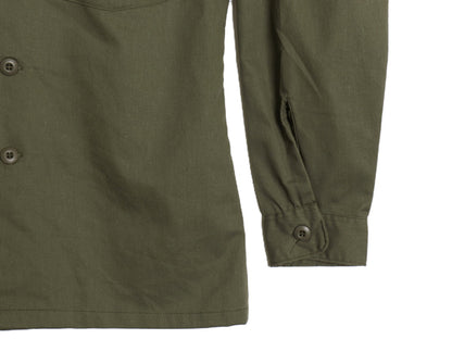 デッドストック 80s 米軍実物 US ARMY ユーティリティ シャツ M / 87年製 ヴィンテージ ミリタリー 軍物 OG507 長袖シャツ オリーブ カーキ