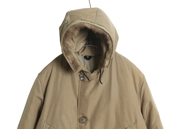 70s ★ ウールリッチ アークティック パーカー メンズ L / 古着 白タグ ヴィンテージ ダウン ジャケット フルジップ ファー付き ジャンパー