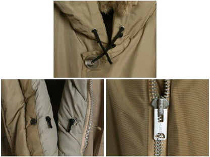 70s ★ ウールリッチ アークティック パーカー メンズ L / 古着 白タグ ヴィンテージ ダウン ジャケット フルジップ ファー付き ジャンパー