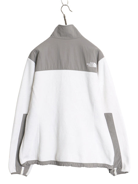 ノースフェイス デナリ ジャケット レディース XL / フリース ナイロン ジャンパー ハイネック フルジップ ツートン シンプル 大きいサイズ