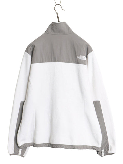 ノースフェイス デナリ ジャケット レディース XL / フリース ナイロン ジャンパー ハイネック フルジップ ツートン シンプル 大きいサイズ