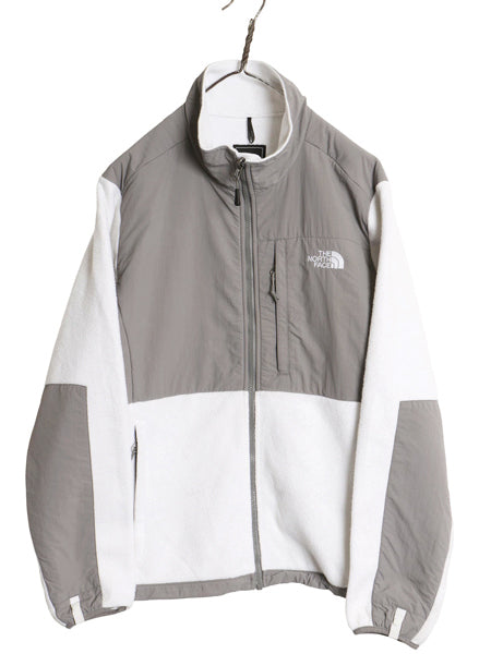 ノースフェイス デナリ ジャケット レディース XL / フリース ナイロン ジャンパー ハイネック フルジップ ツートン シンプル 大きいサイズ