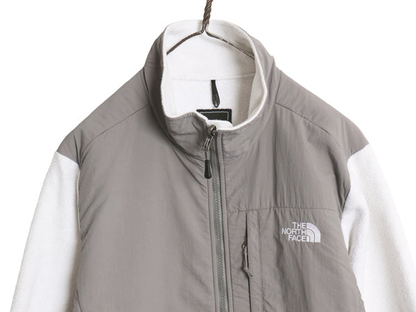 ノースフェイス デナリ ジャケット レディース XL / フリース ナイロン ジャンパー ハイネック フルジップ ツートン シンプル 大きいサイズ