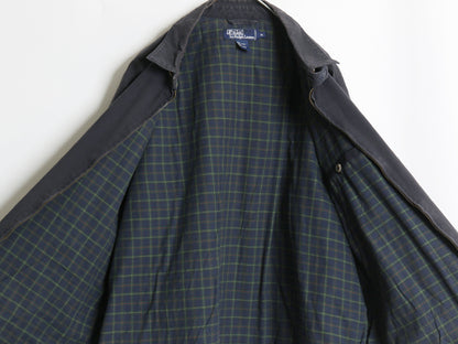 90s ポロ ラルフローレン スイングトップ ジャケット メンズ XL / オールド ブルゾン コットン フランネル チェック ライナー 大きいサイズ