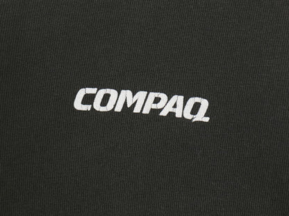 90s USA製 ★ COMPAQ アート イラスト プリント Tシャツ メンズ XL / オールド 当時物 企業物 コンピューター テック シングルステッチ 黒