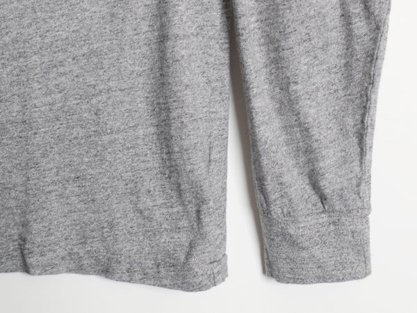 ポロ ラルフローレン 長袖 Tシャツ メンズ M 古着 ロンT ロングスリーブ コットン シングルステッチ ワンポイント カットソー インナー 灰
