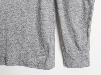 ポロ ラルフローレン 長袖 Tシャツ メンズ M 古着 ロンT ロングスリーブ コットン シングルステッチ ワンポイント カットソー インナー 灰