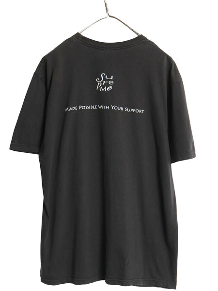 17AW USA製 シュプリーム ビーナス イラスト プリント Tシャツ メンズ L / 半袖Tシャツ アート グラフィック ヘビーウェイト コットン 黒