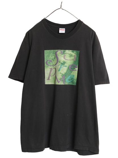 17AW USA製 シュプリーム ビーナス イラスト プリント Tシャツ メンズ L / 半袖Tシャツ アート グラフィック ヘビーウェイト コットン 黒