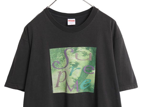 17AW USA製 シュプリーム ビーナス イラスト プリント Tシャツ メンズ L / 半袖Tシャツ アート グラフィック ヘビーウェイト コットン 黒