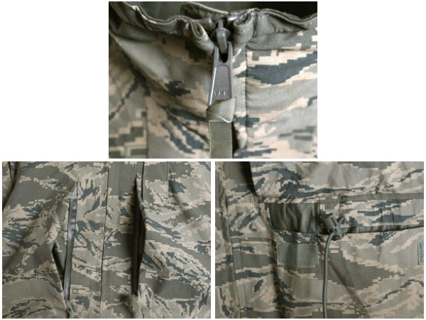 ほぼ デッドストック 米軍実物 APECS デジタル タイガーカモ 迷彩 ゴアテックス ジャケット MEDIUM REGULAR / ミリタリー USAF ABU ECWCS