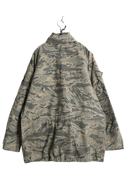 ほぼ デッドストック 米軍実物 APECS デジタル タイガーカモ 迷彩 ゴアテックス ジャケット MEDIUM REGULAR / ミリタリー USAF ABU ECWCS