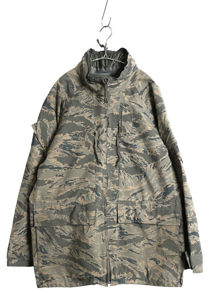 ほぼ デッドストック 米軍実物 APECS デジタル タイガーカモ 迷彩 ゴアテックス ジャケット MEDIUM REGULAR / ミリタリー USAF ABU ECWCS