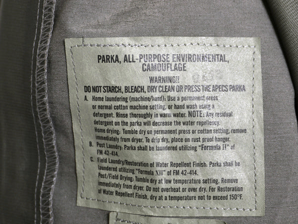 ほぼ デッドストック 米軍実物 APECS デジタル タイガーカモ 迷彩 ゴアテックス ジャケット MEDIUM REGULAR / ミリタリー USAF ABU ECWCS