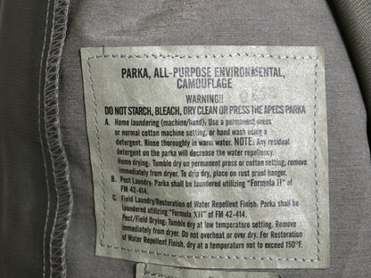 ほぼ デッドストック 米軍実物 APECS デジタル タイガーカモ 迷彩 ゴアテックス ジャケット MEDIUM REGULAR / ミリタリー USAF ABU ECWCS