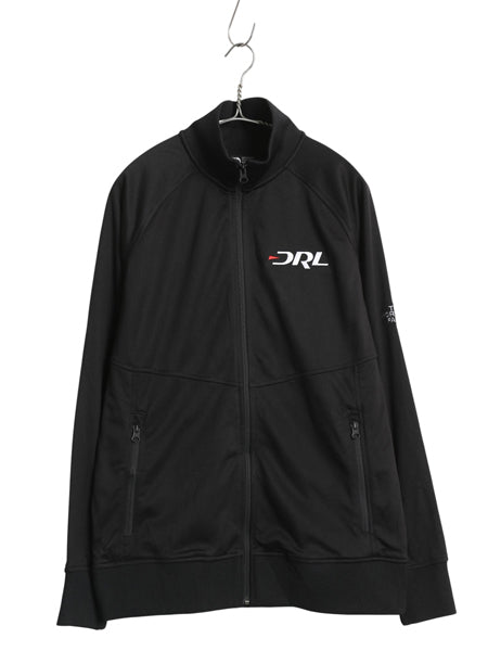 US企画 ノースフェイス フルジップ トラック ジャケット メンズ M / アウトドア ハイネック ブルゾン ジャンパー ジャージ ストレッチ 黒
