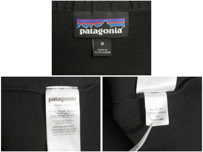 US企画 パタゴニア マイクロD スナップT レディース M 19年製 アウトドア フリース プルオーバー ジャケット ブルゾン ハイネック ロンT 黒