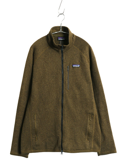 パタゴニア ベターセーター ジャケット メンズ L 程/ 18年製 フリース セーター フルジップ ブルゾン ハイネック アウトドア ワンポイント