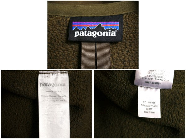 パタゴニア ベターセーター ジャケット メンズ L 程/ 18年製 フリース セーター フルジップ ブルゾン ハイネック アウトドア ワンポイント