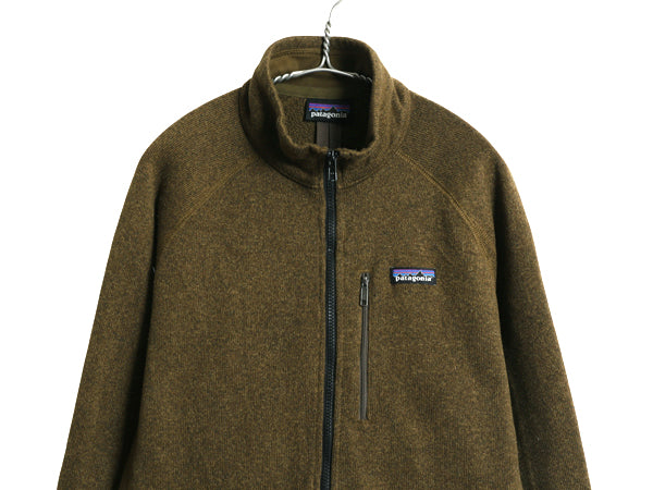 パタゴニア ベターセーター ジャケット メンズ L 程/ 18年製 フリース セーター フルジップ ブルゾン ハイネック アウトドア ワンポイント