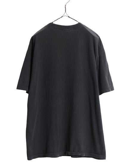 00s ★ ジェームス ディーン 追悼 フォト イラスト プリント Tシャツ メンズ XL / 古着 ヴィンテージ 俳優 グラフィック ヘビーウェイト 黒